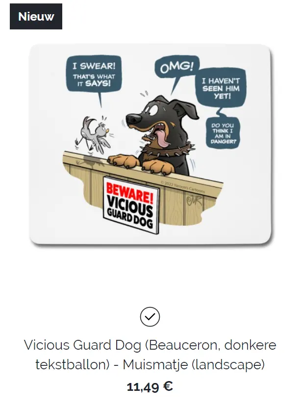Vicious Guard Dog muismat